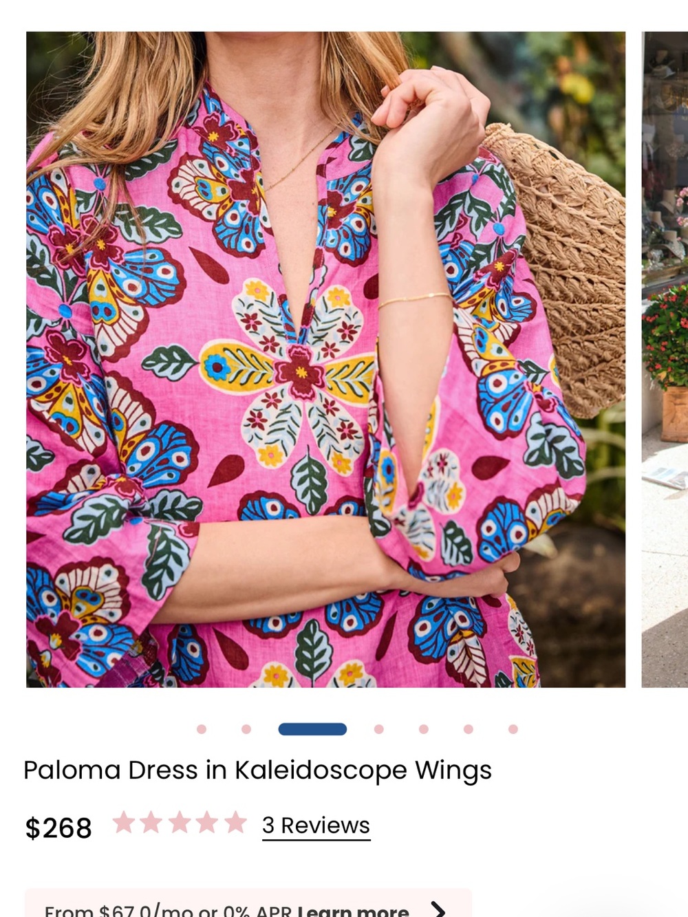 Printfresh Pink Floral Folk-Print Maxi Dress - Picture 2 of 3